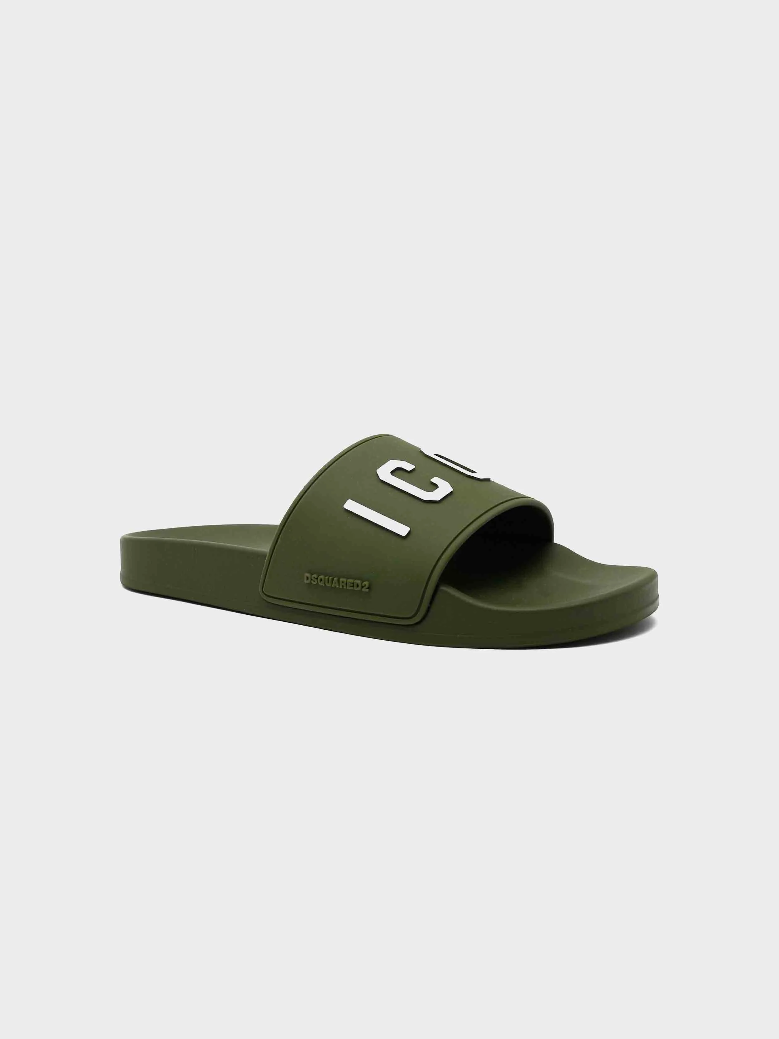 Dsquared2 - Men's Bandeau Slippers Slide Rubber Sandal - Image 7