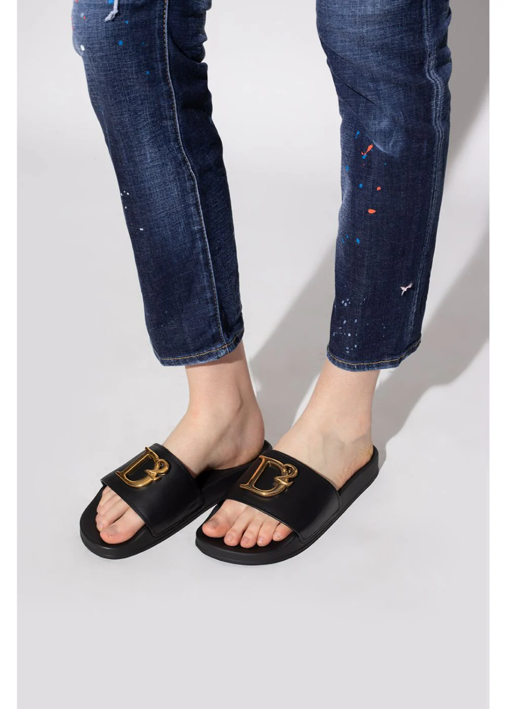 Dsquared2 - Women's Slides With Logo - Image 9
