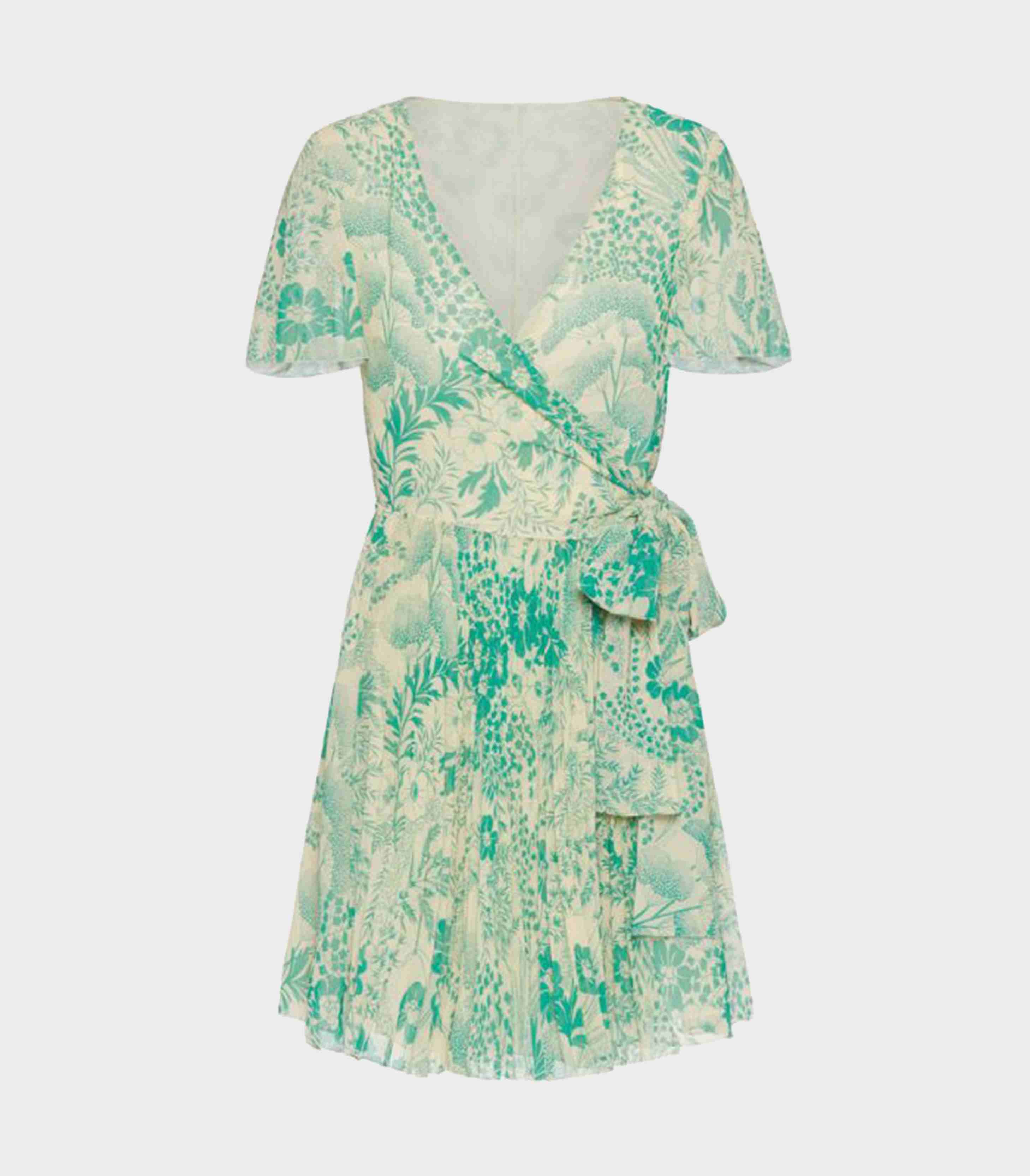 Red Valentino - Georgette Dress In Floating Flowers Print - Image 4