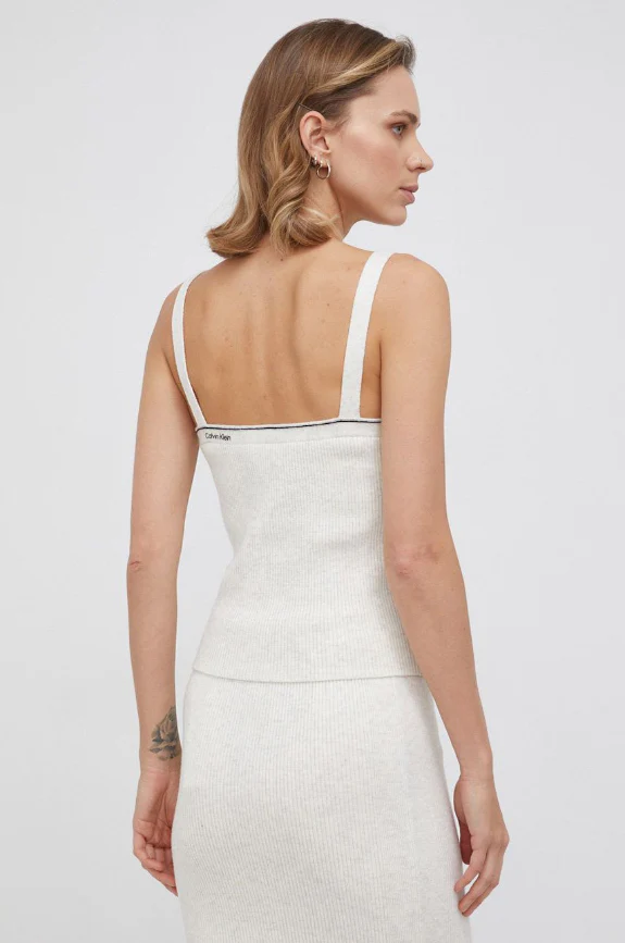 Calvin Klein - Ribbed Knit Tank Top Slim Fit - Image 2