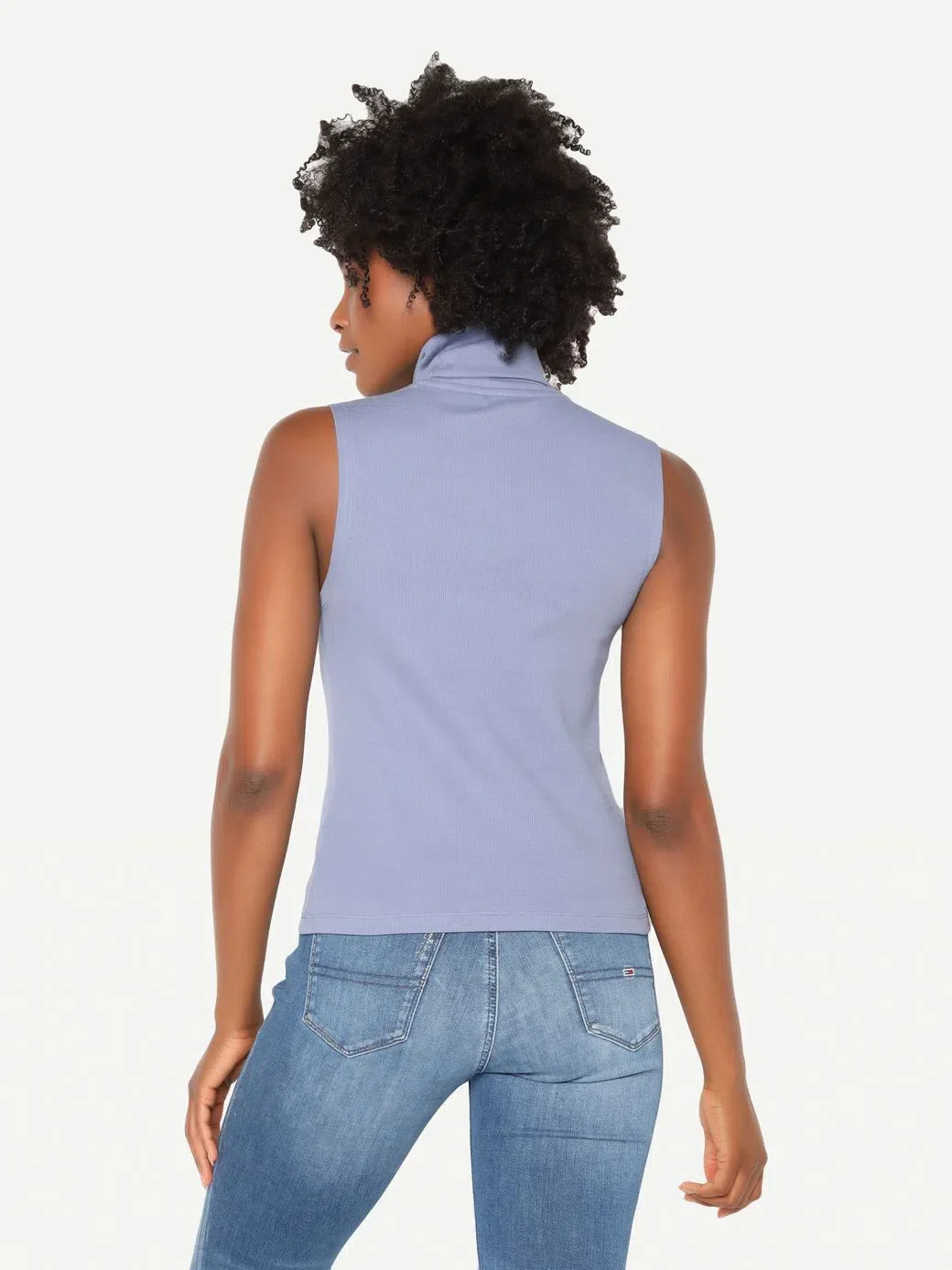 Tommy Hilfiger Jeans - Slim Turtle Neck Sleevless Vest - Image 2