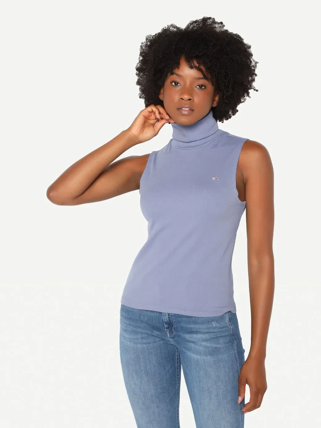 Tommy Hilfiger Jeans - Slim Turtle Neck Sleevless Vest - Image 5