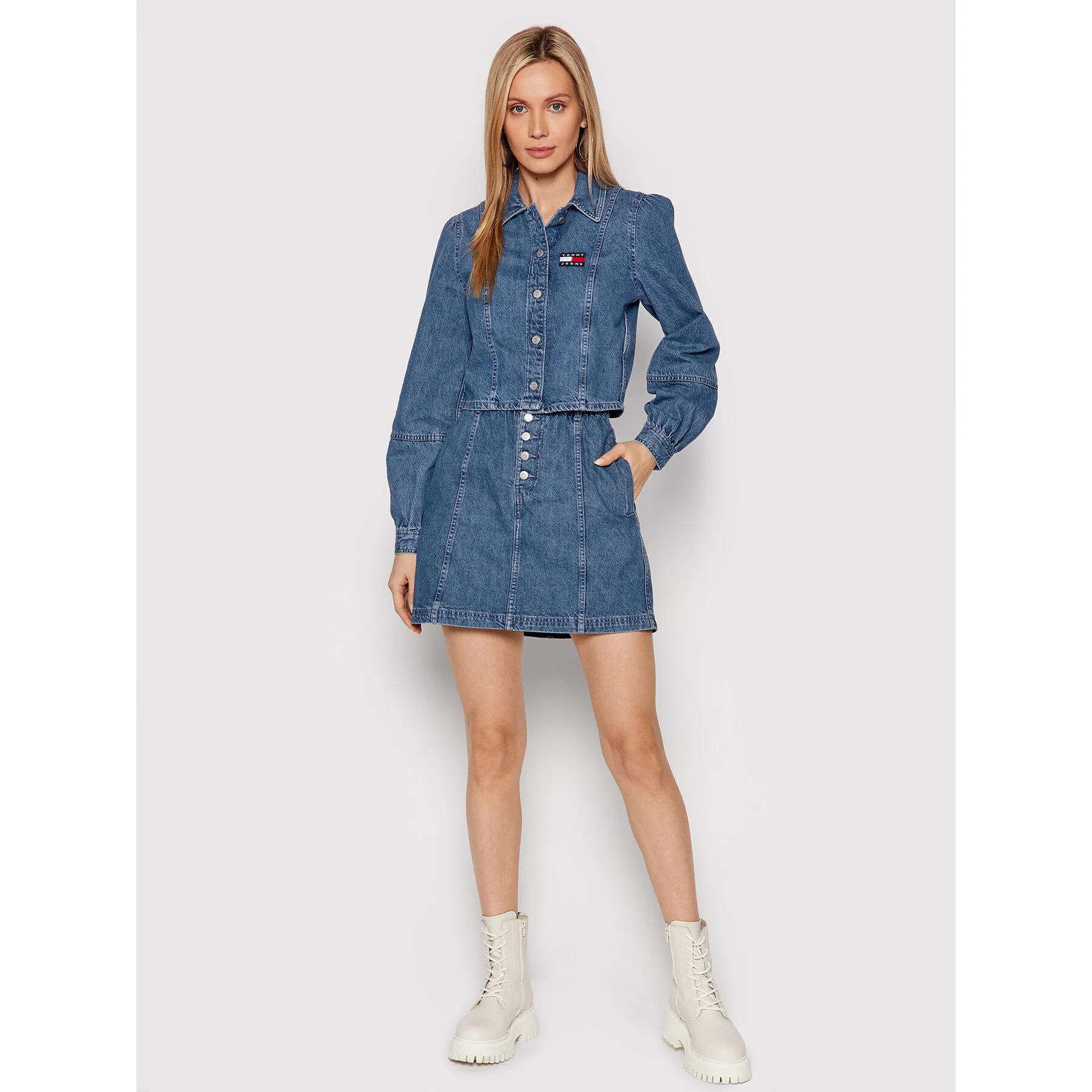 Tommy Hilfiger Jeans - Women's Denim Skirt Badge Skirt - Image 2