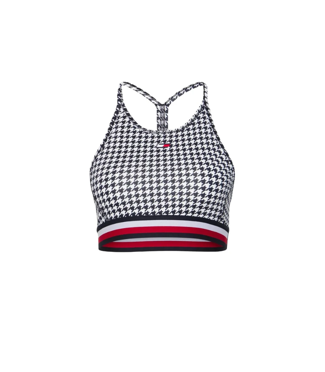 Tommy hilfiger - light-support printed sports bra
 - women - Image 5