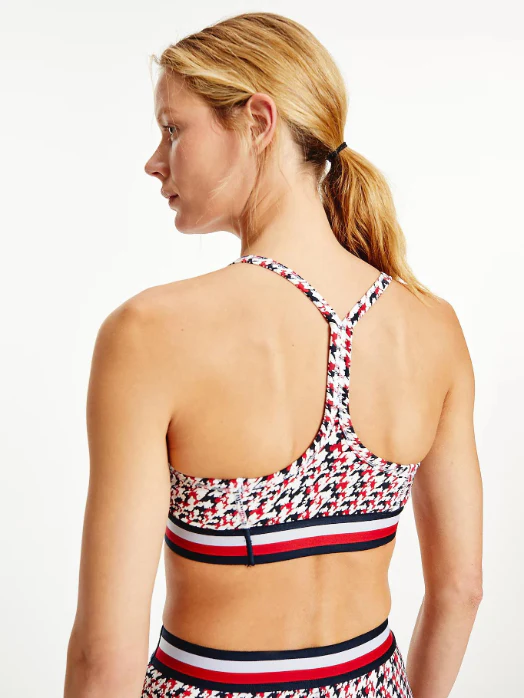 Tommy hilfiger - light-support printed sports bra
 - women - Image 7