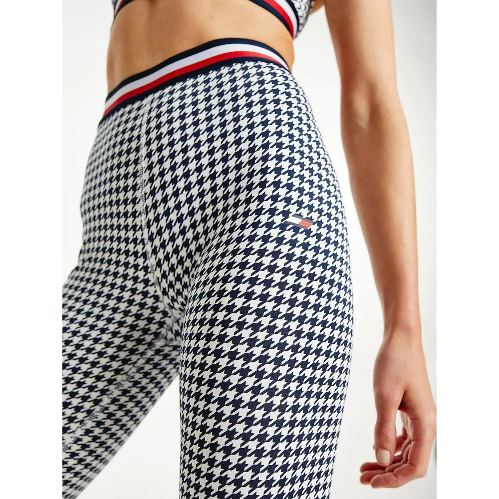 Tommy hilfiger - sport full length houndstooth leggings skinny fit
 - women - Image 4