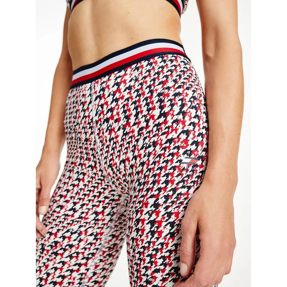 Tommy hilfiger - sport full length houndstooth leggings skinny fit
 - women - Image 8