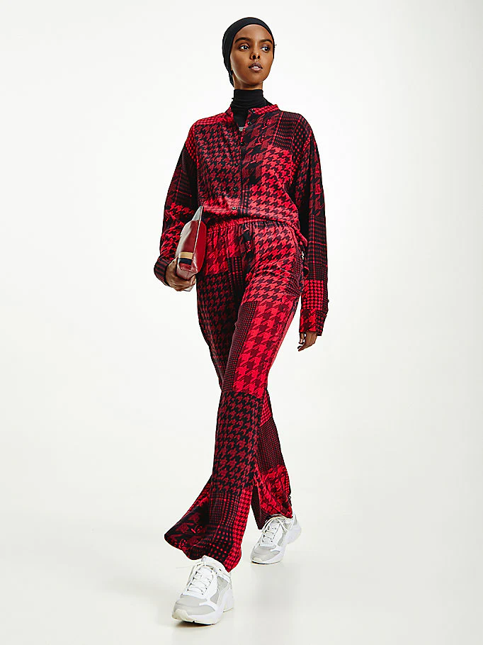 Tommy hilfiger -  icons relaxed tapered patchwork trousers
 - women - Image 4