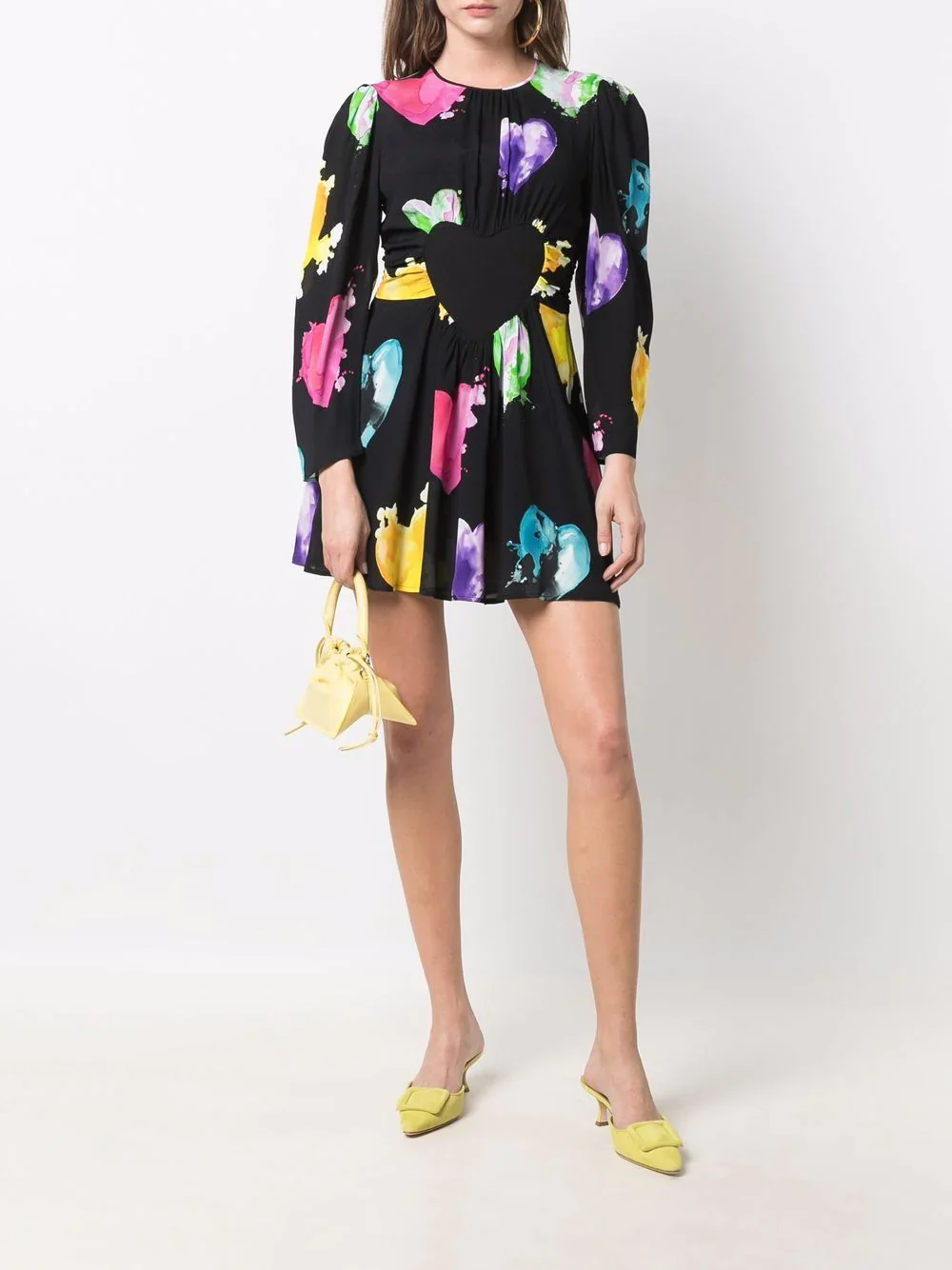 MSGM - Heart Print Mini Dress - Image 2