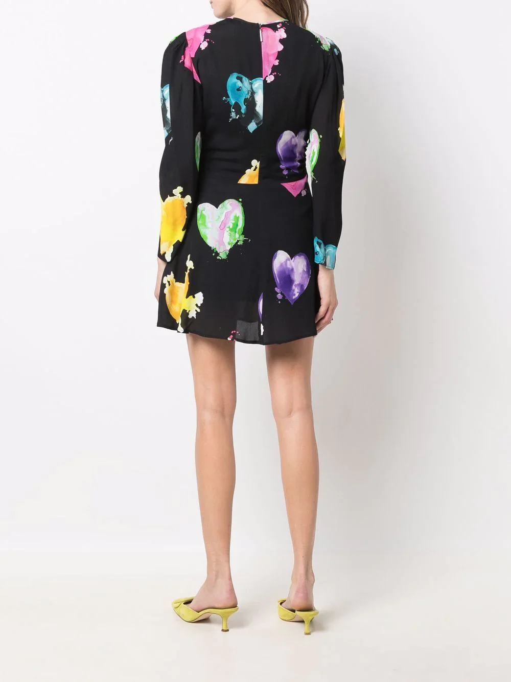 MSGM - Heart Print Mini Dress - Image 3