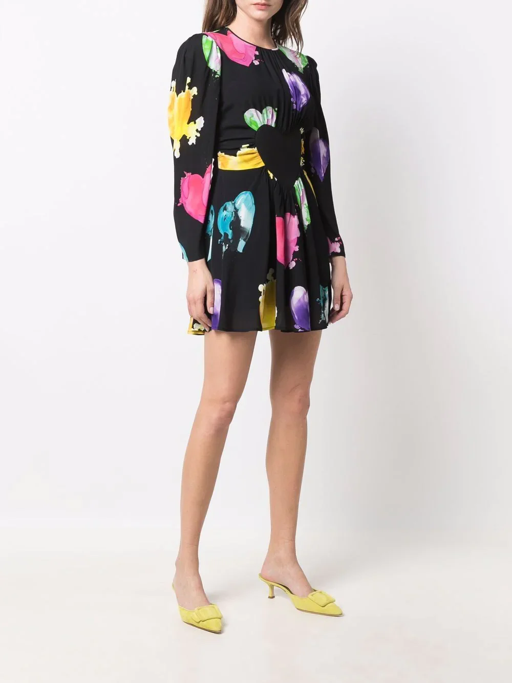 MSGM - Heart Print Mini Dress - Image 4