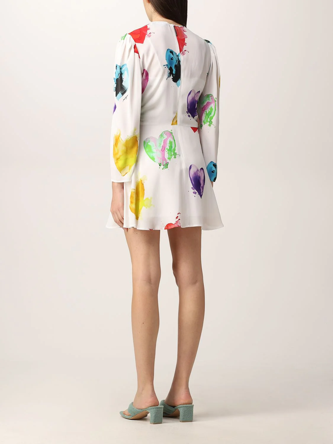 MSGM - Heart Print Mini Dress - Image 6