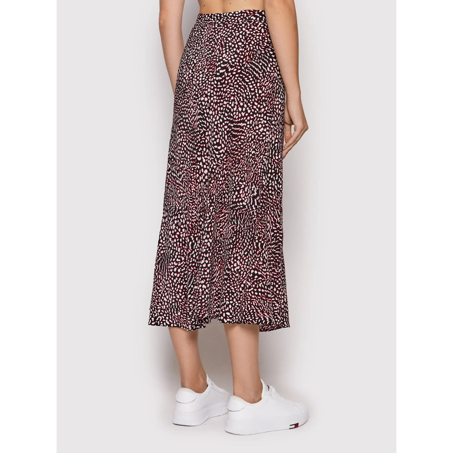 Tommy Hilfiger - Feather Print Relaxed Fit Midi Skirt - Image 3