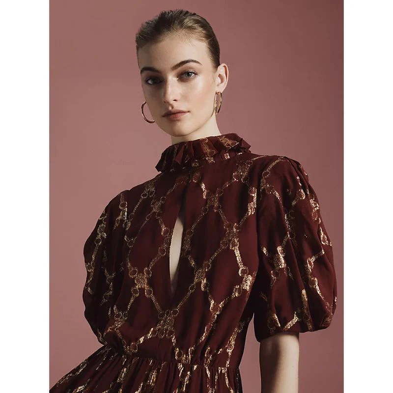 Tommy hilfiger - festive crest midi dress
 - women - Image 3