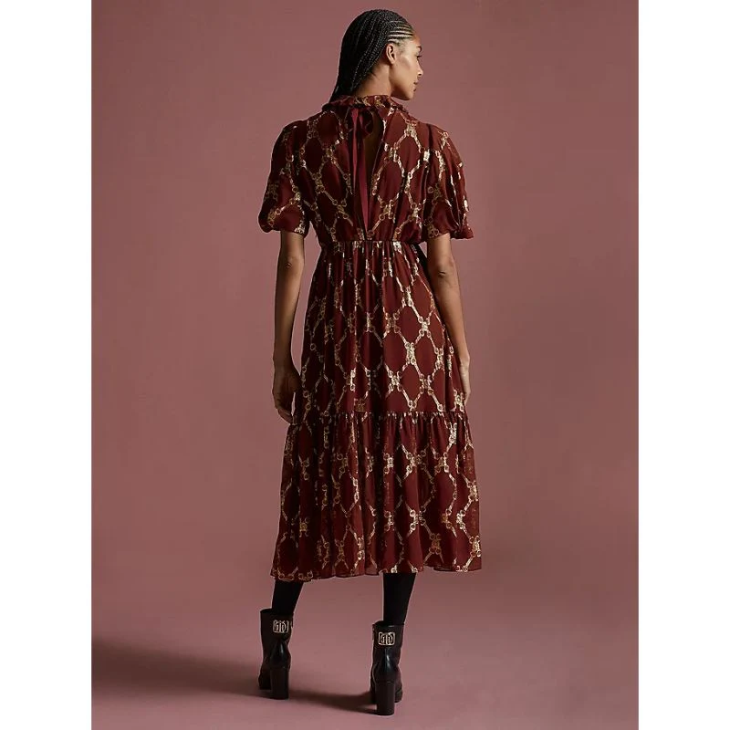 Tommy hilfiger - festive crest midi dress
 - women - Image 4
