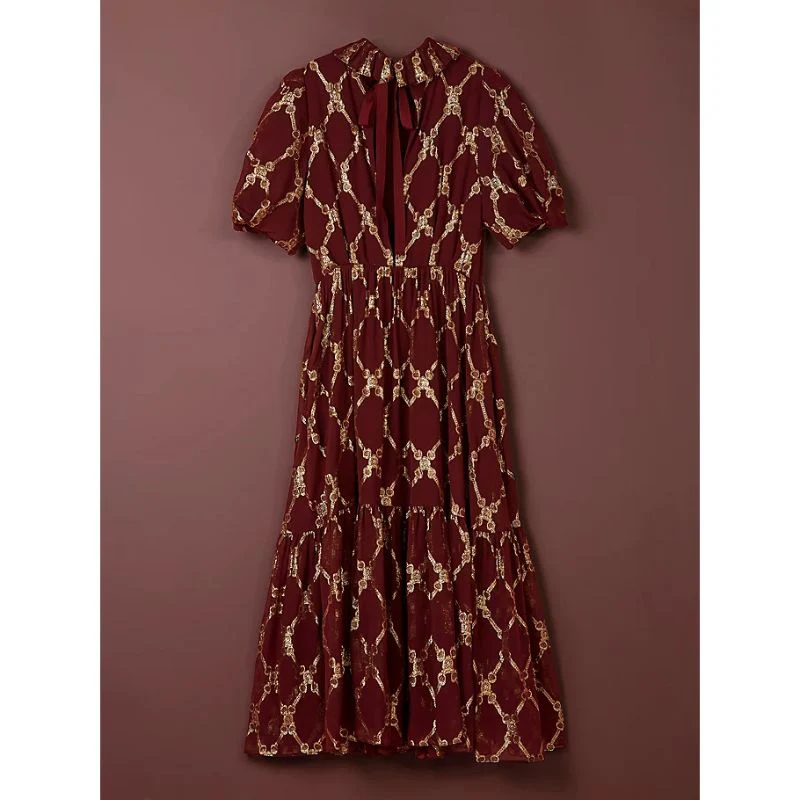 Tommy hilfiger - festive crest midi dress
 - women - Image 5