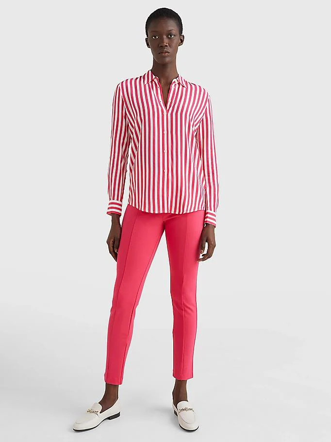 Tommy Hilfiger - Women's Regular Fit Viscose Blouse - Image 10