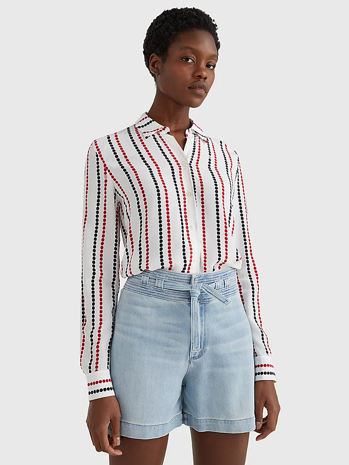 Tommy Hilfiger - Women's Regular Fit Viscose Blouse - Image 11