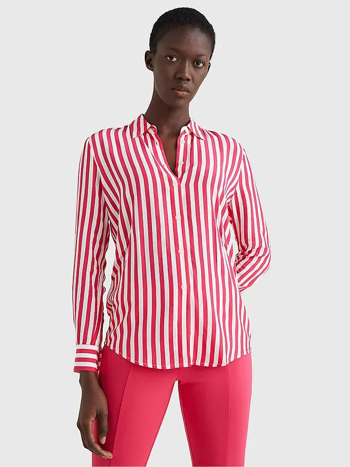 Tommy Hilfiger - Women's Regular Fit Viscose Blouse - Image 6
