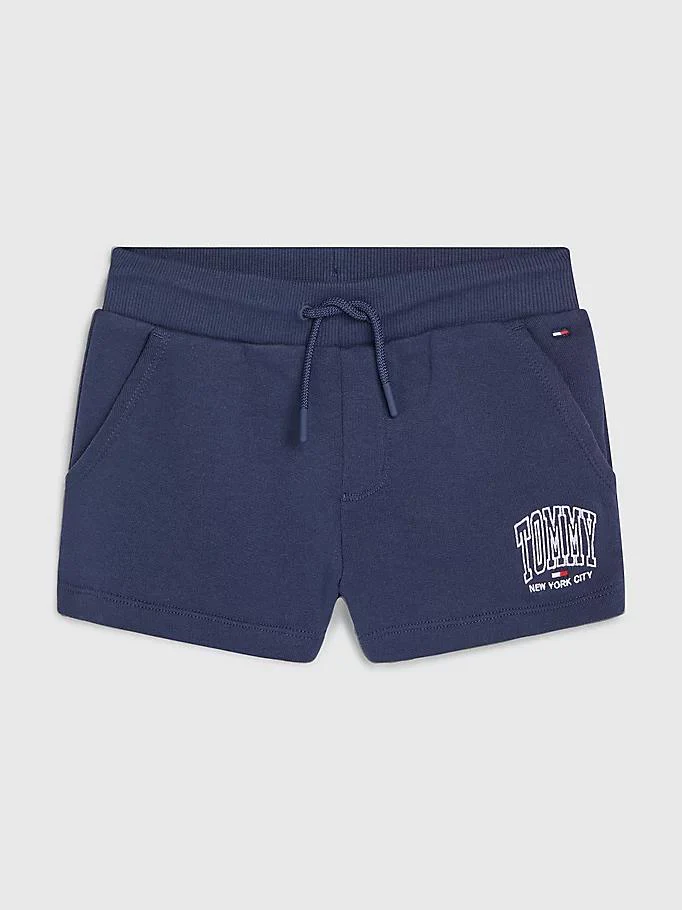 Tommy Hilfiger  - Girls  Organic Cotton Varsity Shorts - Image 4