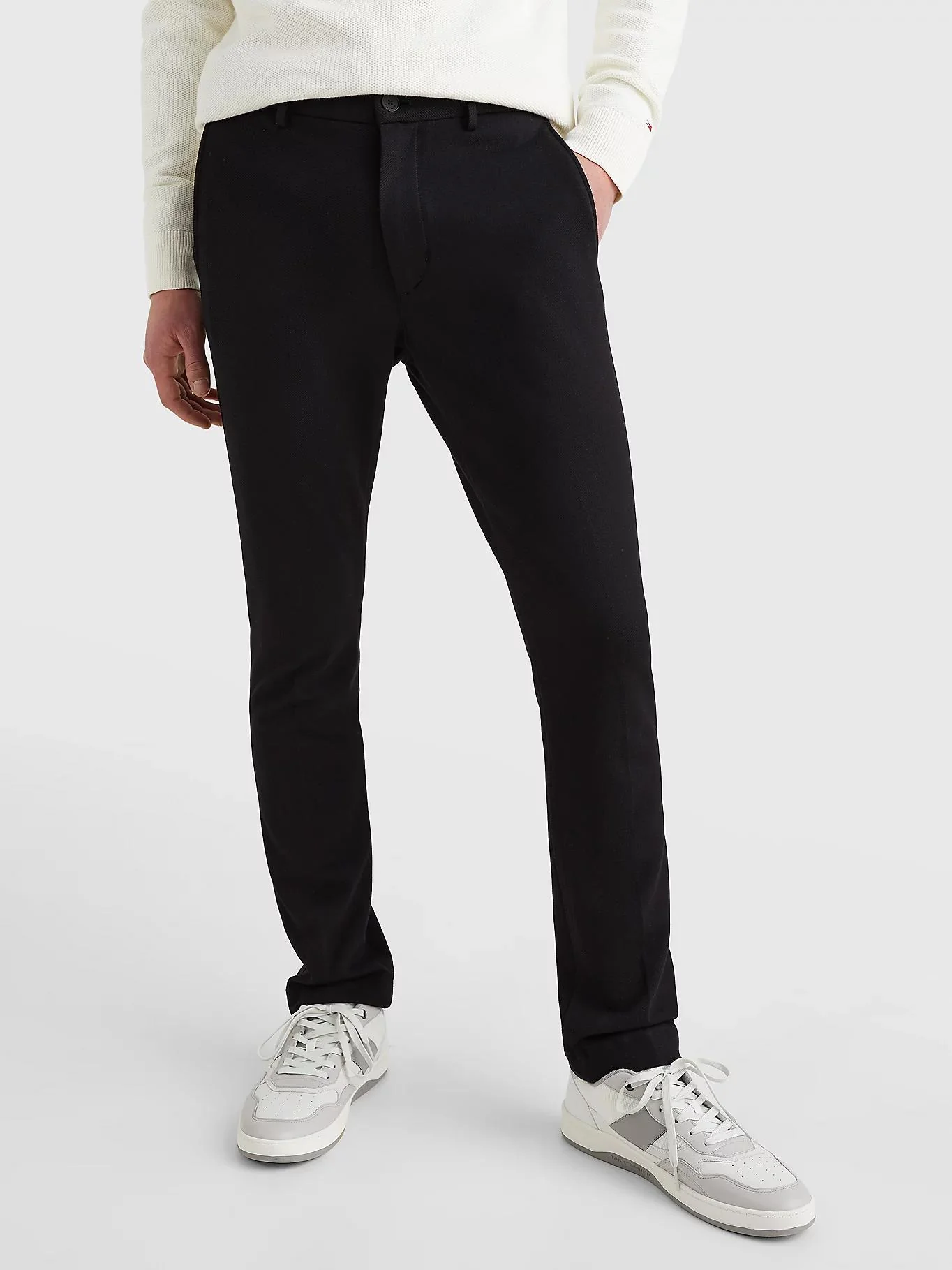 Tommy Hilfiger - Men's Bleecker Slim Fit Jersey Chinos - Image 2