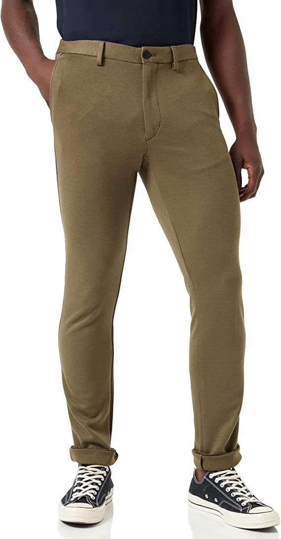 Tommy Hilfiger - Men's Bleecker Slim Fit Jersey Chinos - Image 7