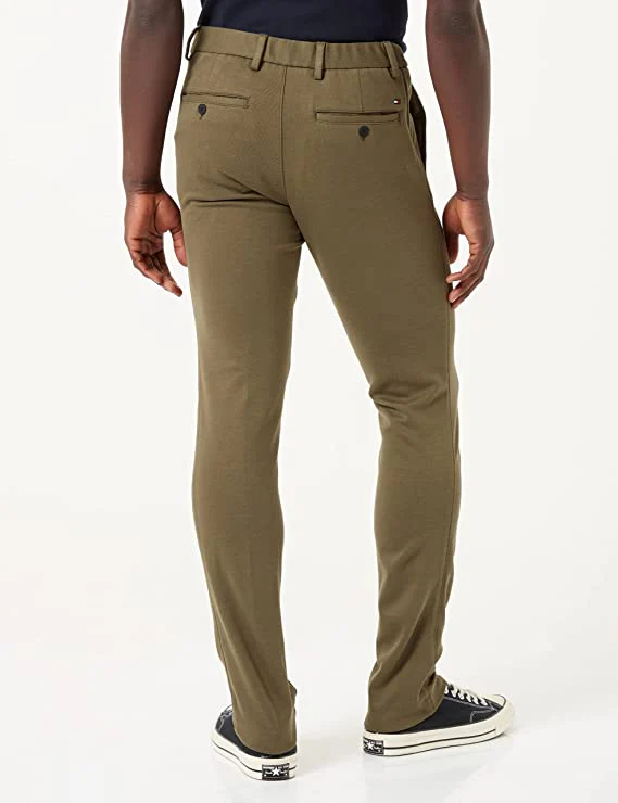 Tommy Hilfiger - Men's Bleecker Slim Fit Jersey Chinos - Image 8