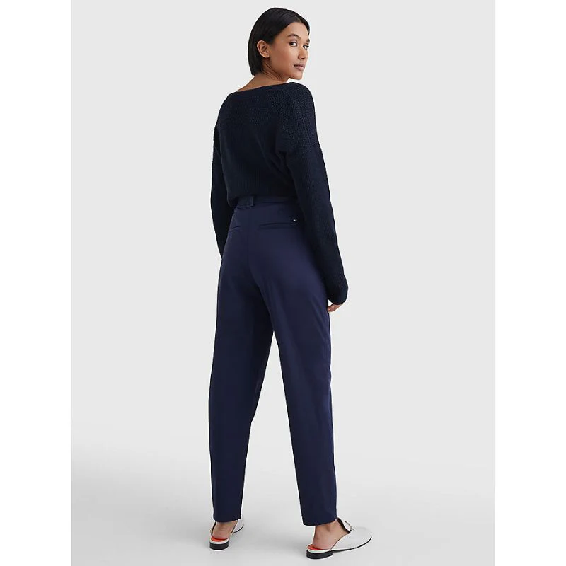 Tommy hilfiger - belted waist tapered leg chinos
 - women - Image 10