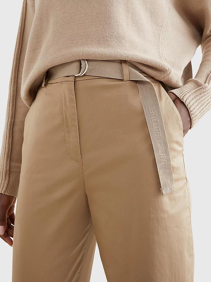 Tommy hilfiger - belted waist tapered leg chinos
 - women - Image 3