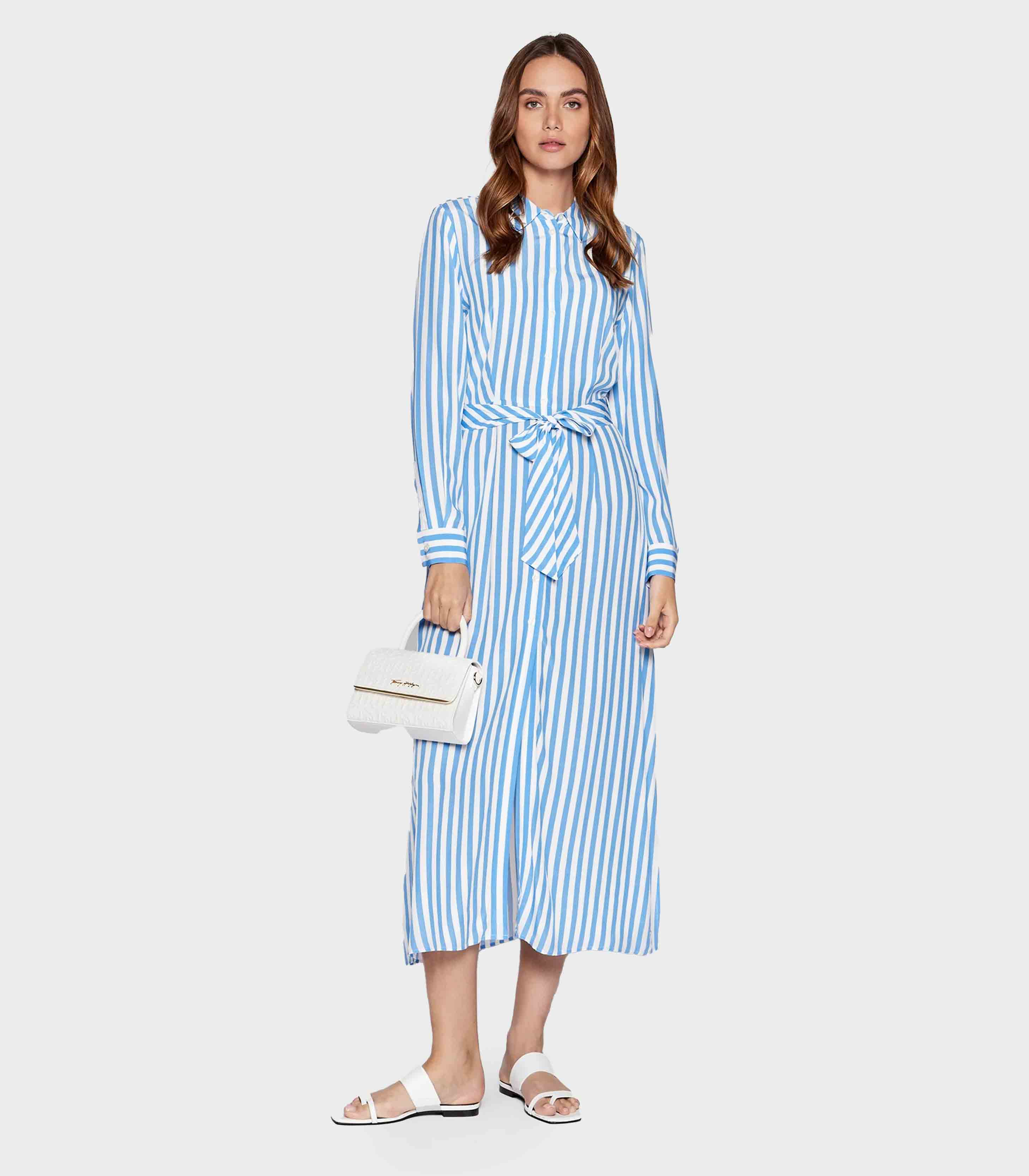 Tommy Hilfiger - Women's Stripe Viscose Shirt Dress - Image 3
