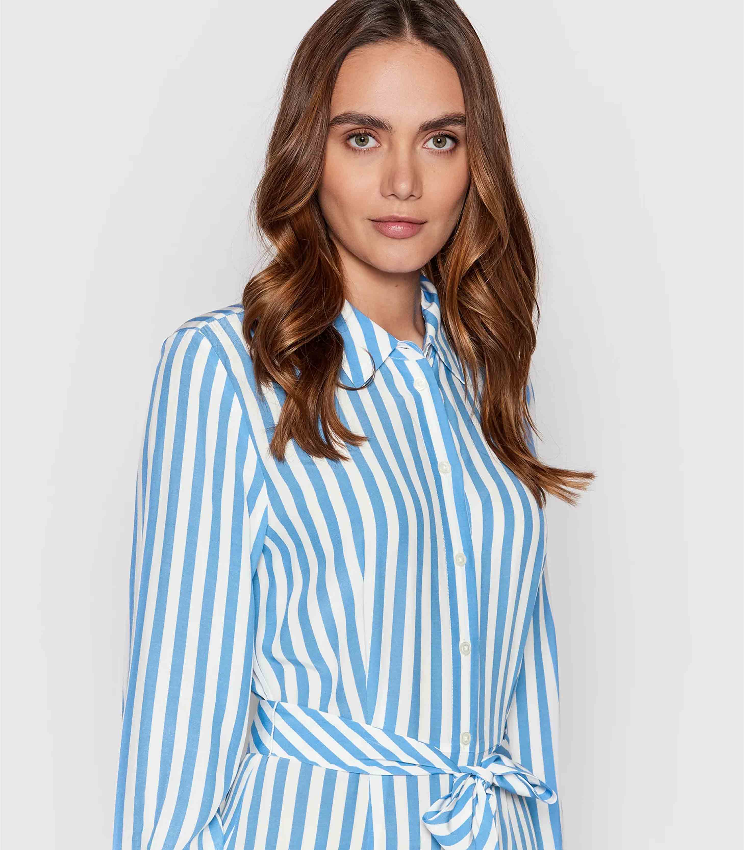 Tommy Hilfiger - Women's Stripe Viscose Shirt Dress - Image 5