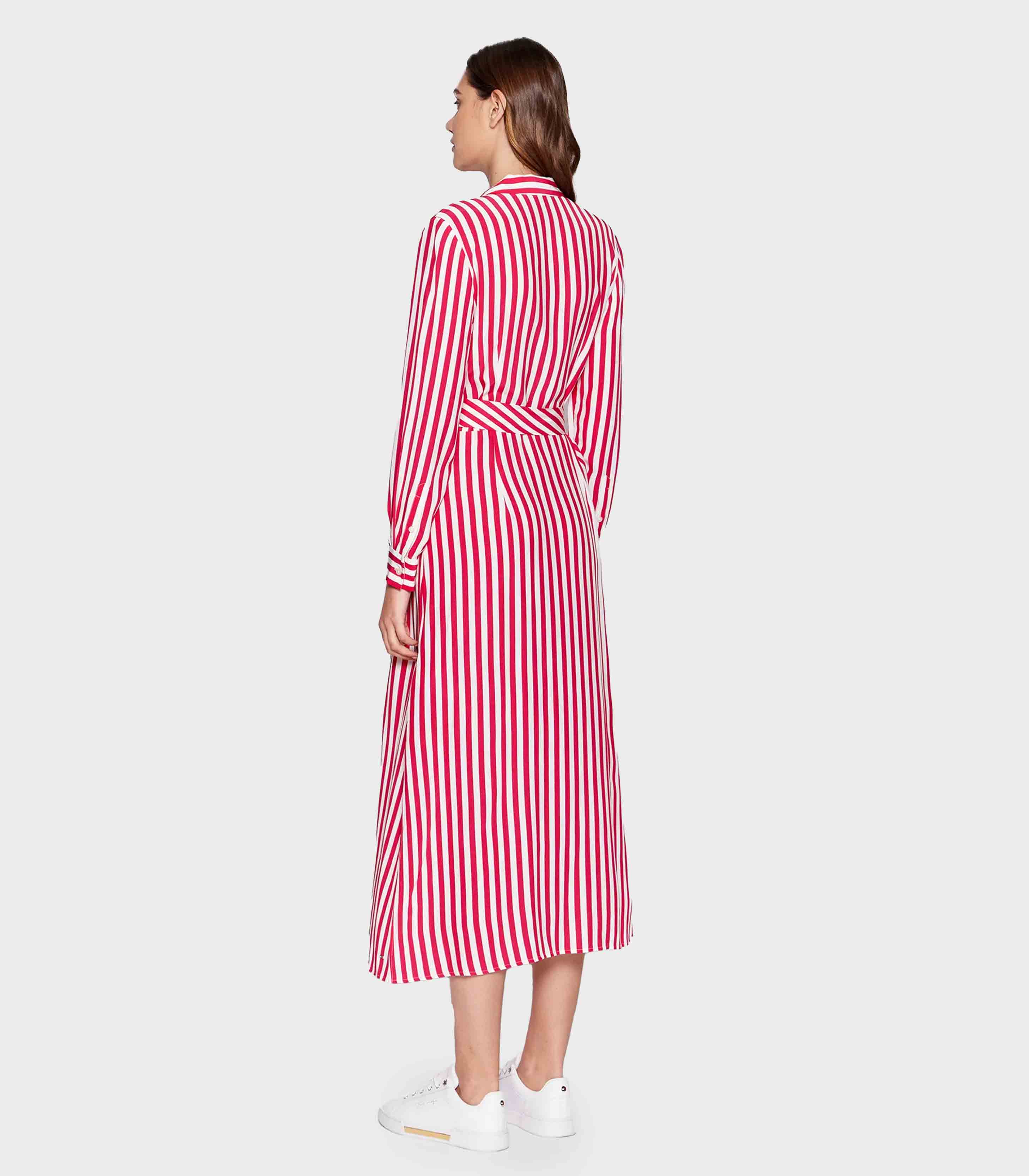 Tommy Hilfiger - Women's Stripe Viscose Shirt Dress - Image 9