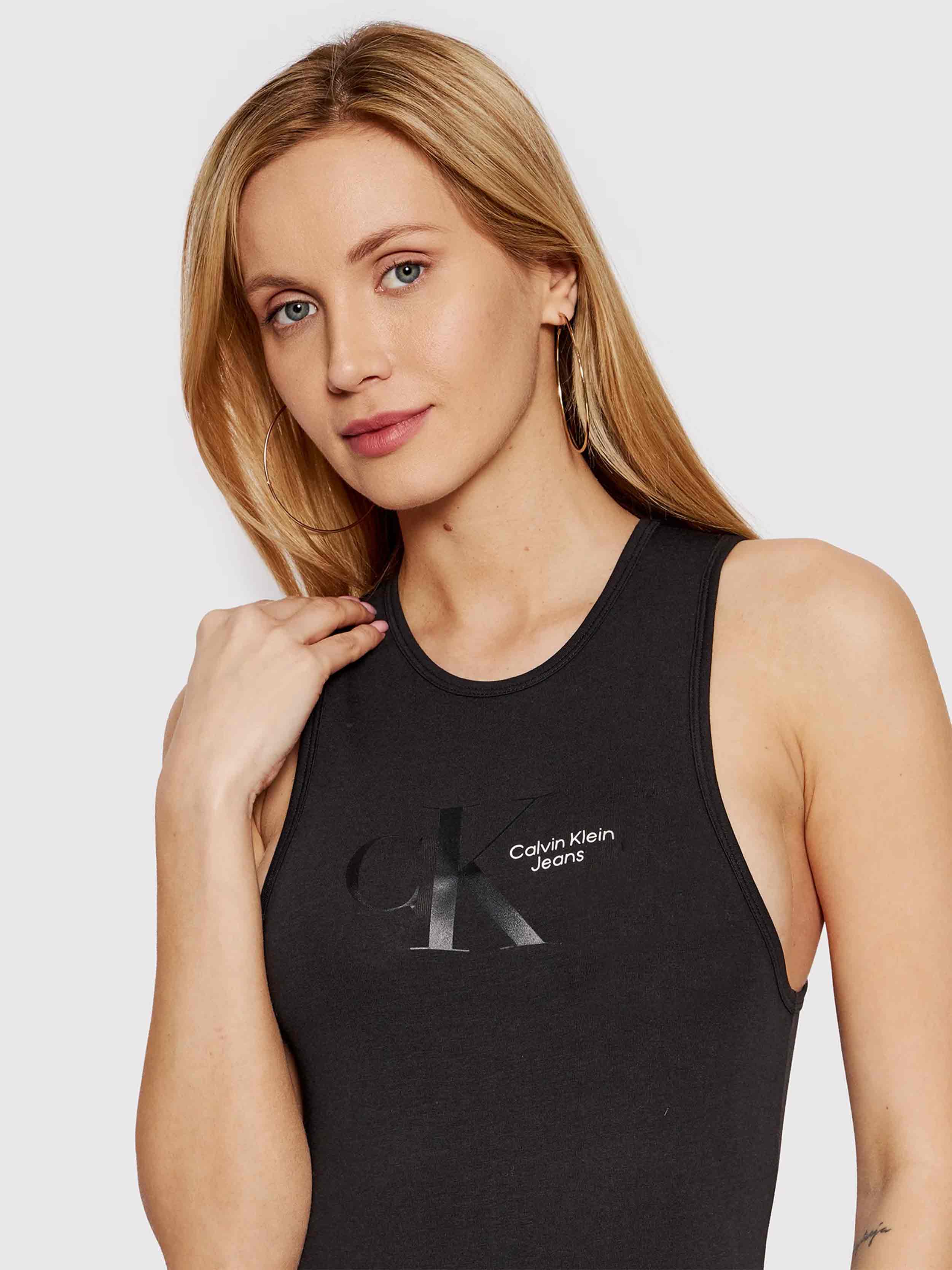 Calvin Klein Jeans - Women's Monogram Bodysuit Slim Fit - Image 4