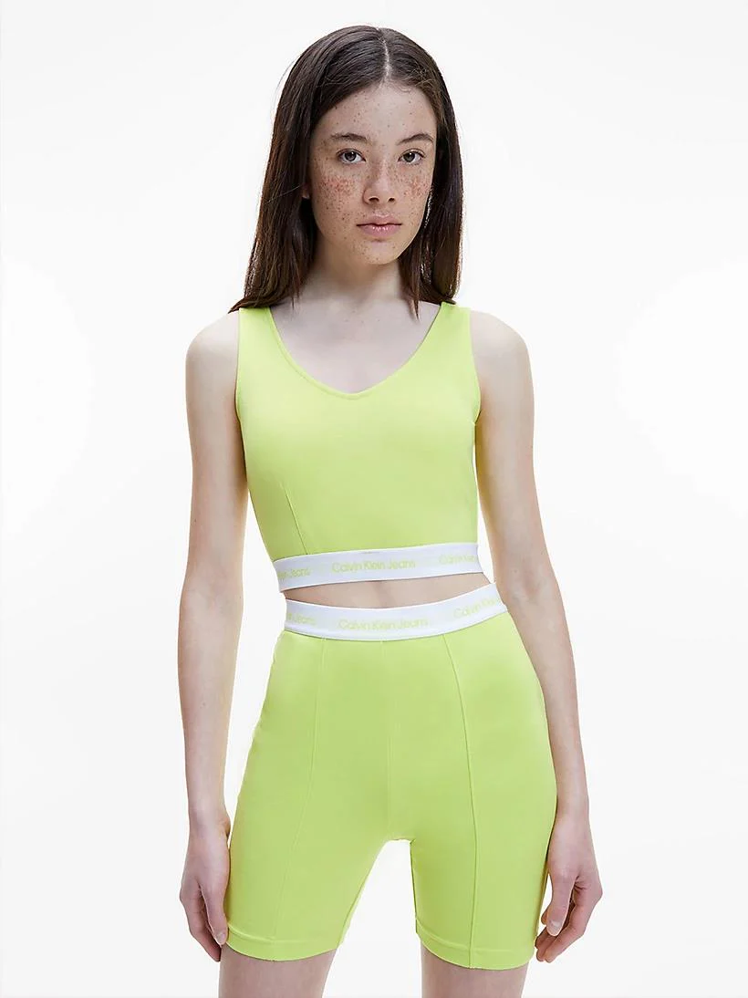 Calvin Klein Jeans - Recycled Milano Jersey Cropped Top - Image 5