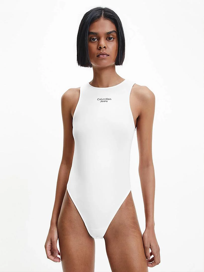 Calvin Klein Jeans - Shiny Spandex Bodysuit - Image 5