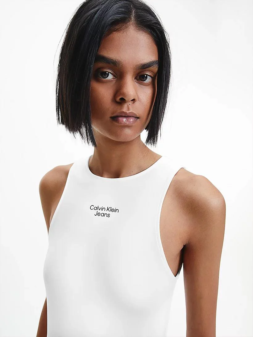 Calvin Klein Jeans - Shiny Spandex Bodysuit - Image 6