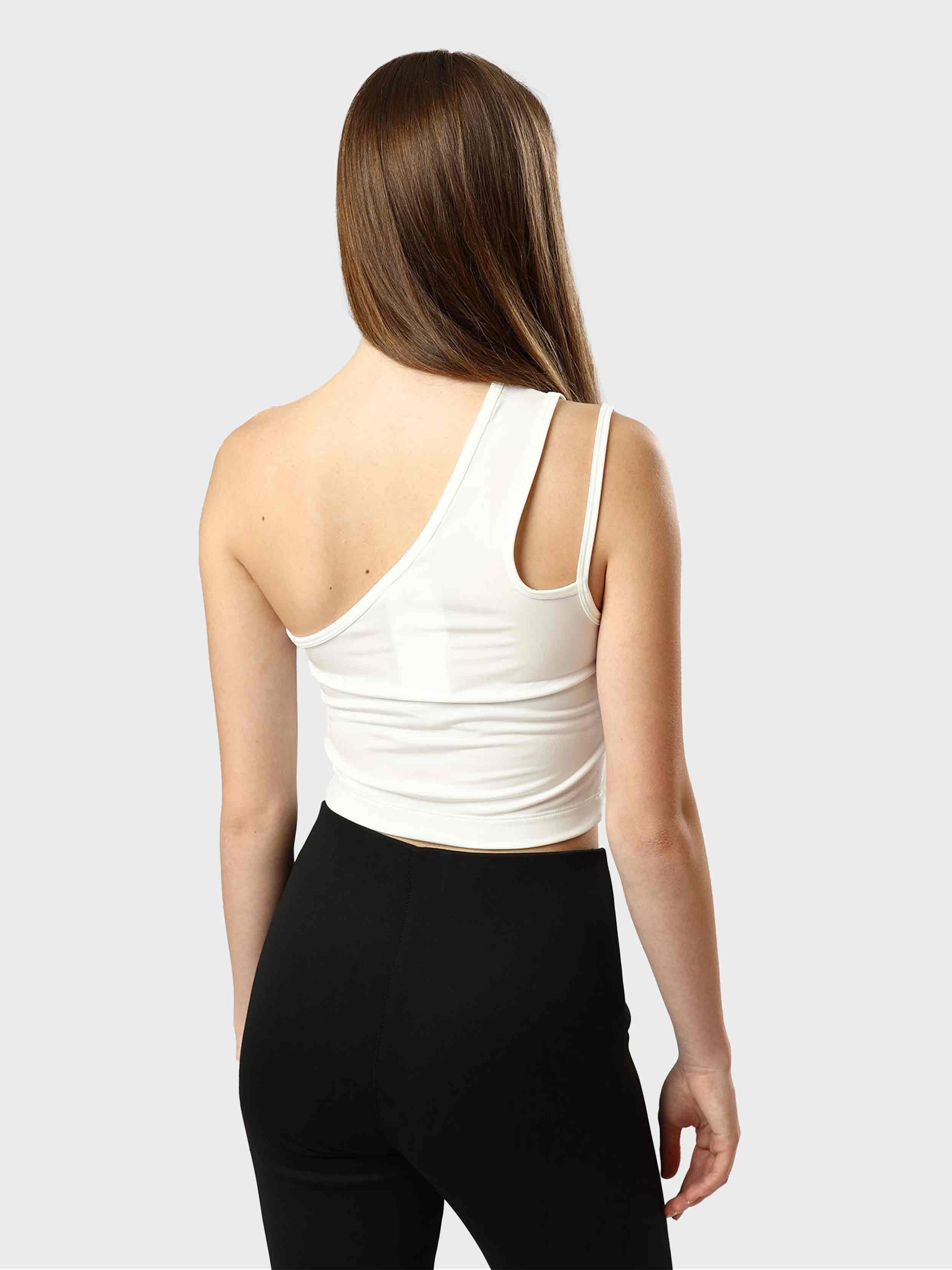 Calvin Klein Jeans - Women's One Shoulder Top Slim Fit - Image 8