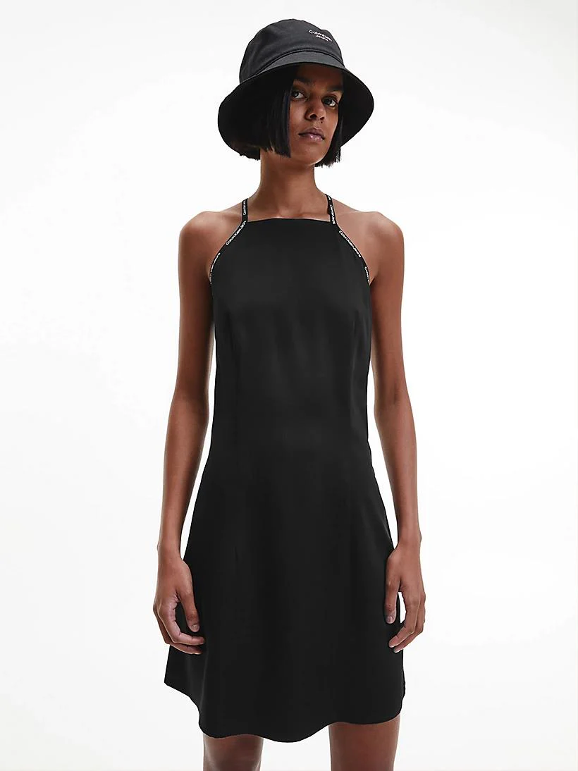 Calvin Klein Jeans - Repeat Logo Strappy Dress - Image 5