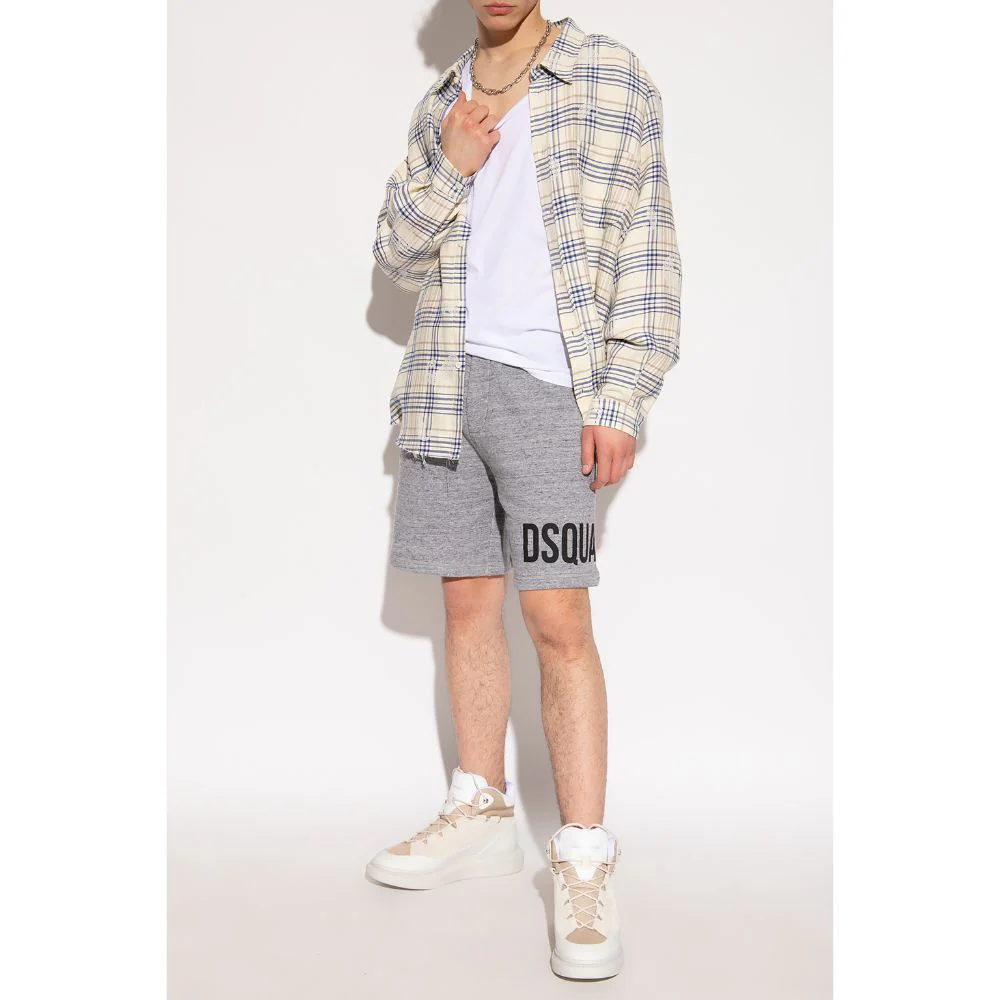 Dsquared2 - Men's Sweat Shorts With Logo - Image 3