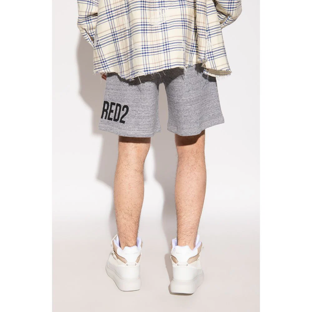 Dsquared2 - Men's Sweat Shorts With Logo - Image 4