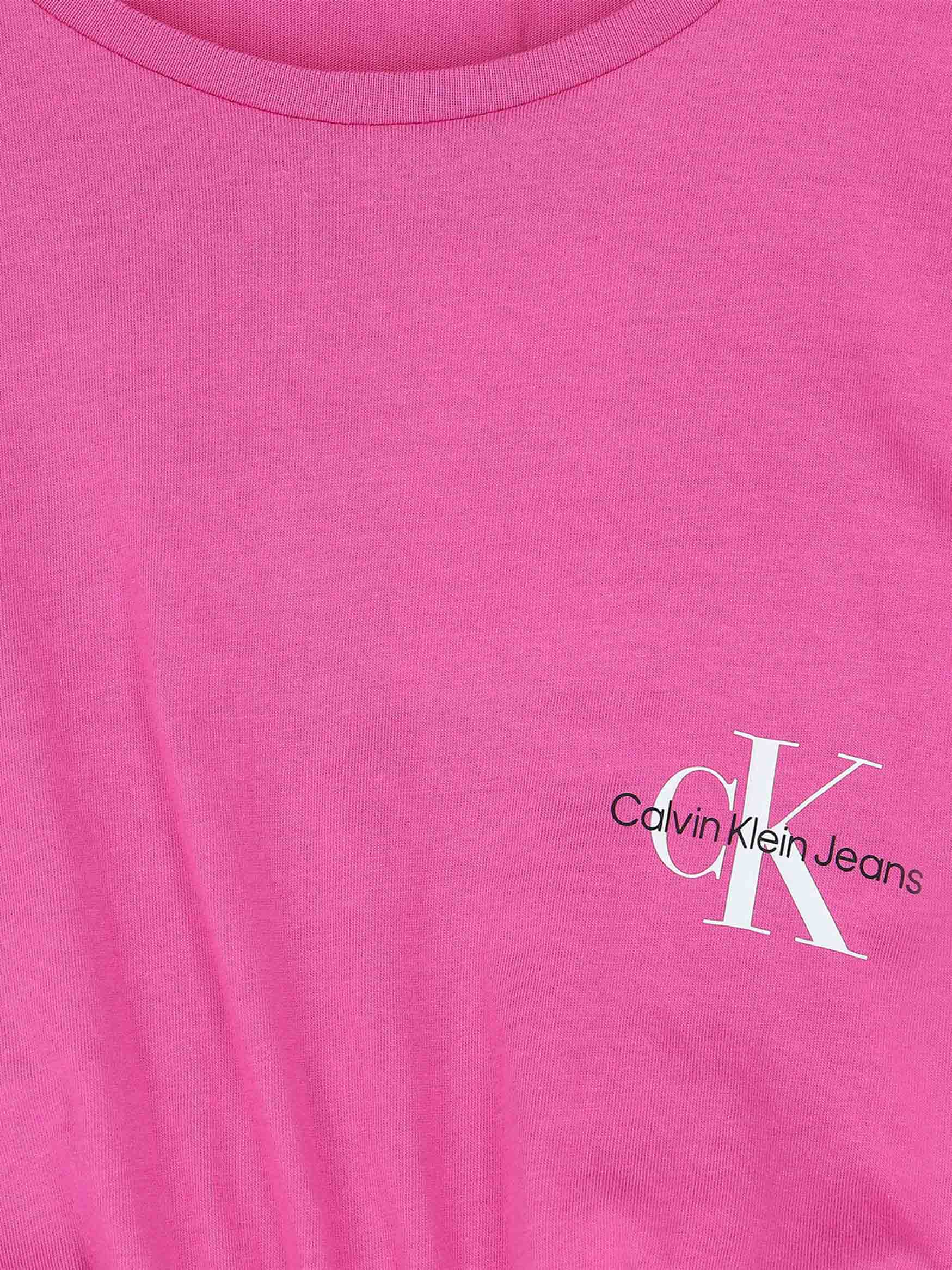 Calvin Klein  - Girls -  Cotton Terry Straight Joggers Regular Fit - Image 2