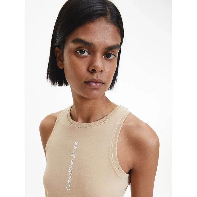 Calvin Klein Jeans - slim logo tank dress - women - Image 4