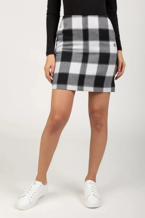 Calvin Klein Jeans - Checked Mini Skirt - Image 3