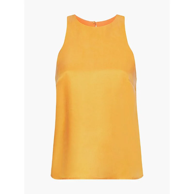 Calvin Klein - Satin Twill Sleeveless Top - Image 2