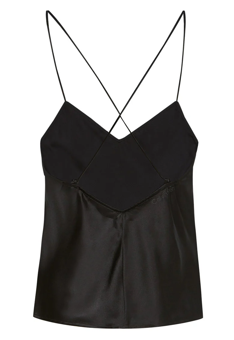 Calvin klein - iconic silk cami top
 - women - Image 2