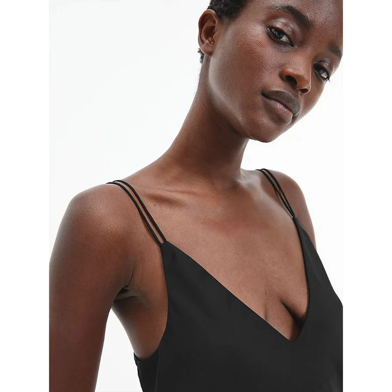 Calvin Klein - Recycled Crepe Slip Dress - Image 3