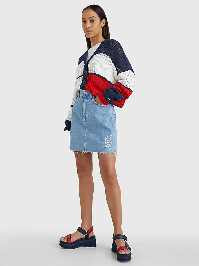 Tommy Hilfiger Jeans - Mom Distressed Denim Skirt - Image 5