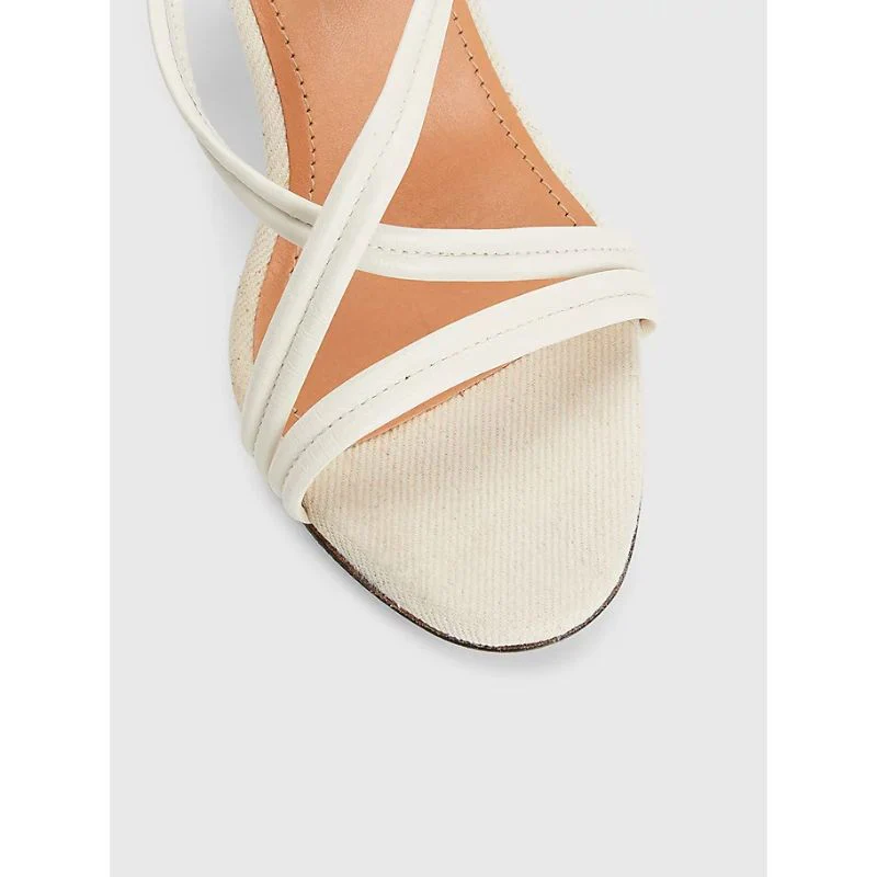 Tommy hilfiger - crest strap high heel leather sandals
 - women - Image 13