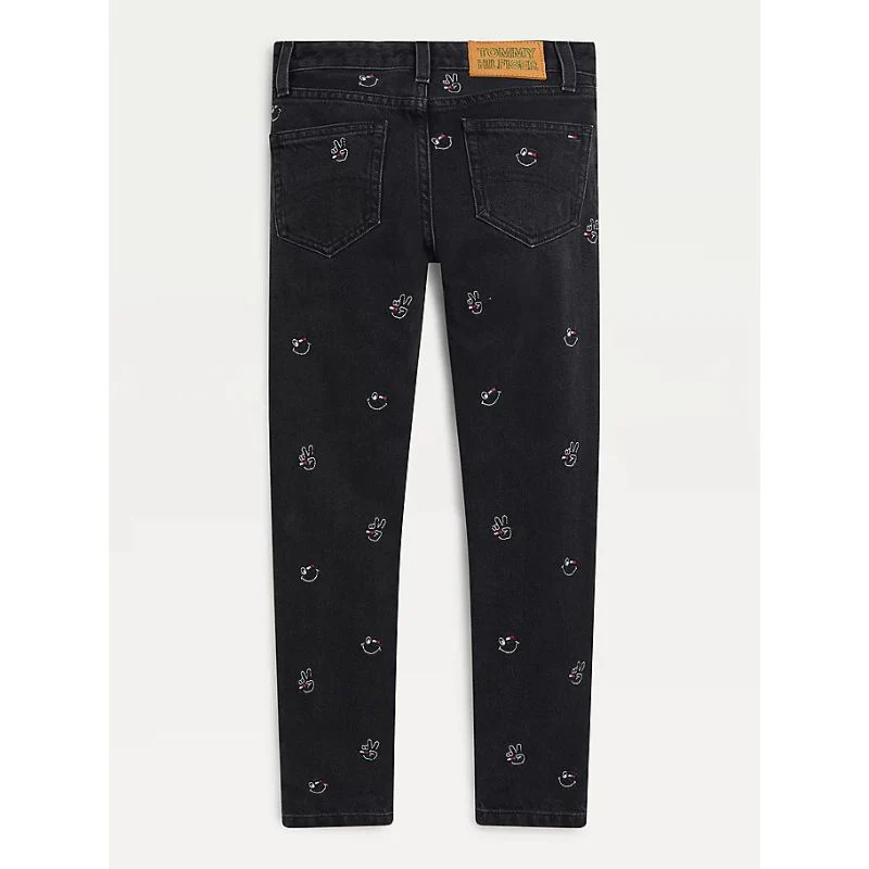 Tommy hilfiger  - Boys -  spencer slim tapered embroidery jeans - Image 3