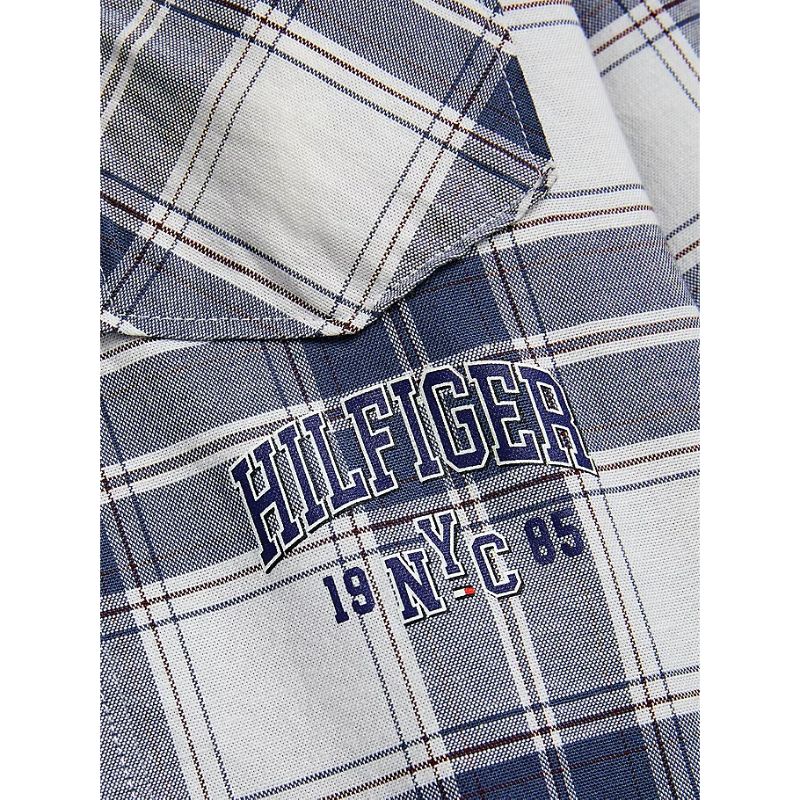 Tommy hilfiger  - Boys -  stretch oxford cotton check shirt  regular fit - Image 3